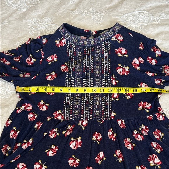 Anthropologie Navy Floral Blouse - Picture 11 of 12